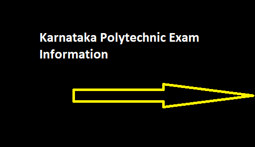 Karnataka Polytechnic Exam
