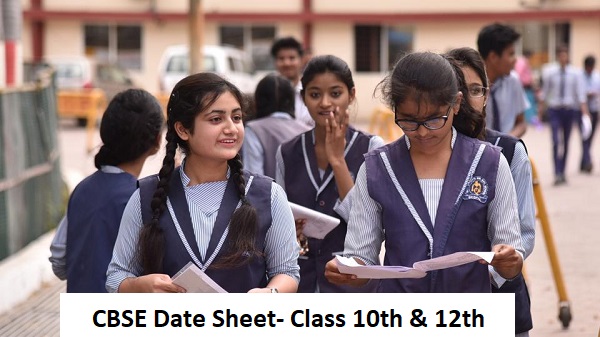 CBSE Date Sheet 2023: Class 10th and Class 12th Exam Starts from 15 Feb
